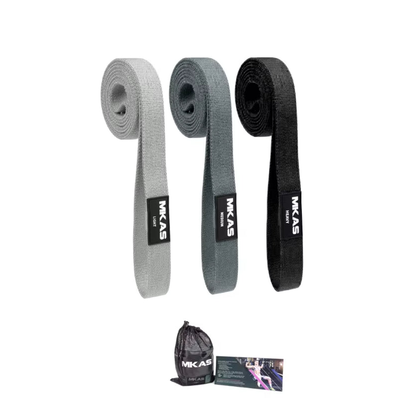 Fitness Long Resistance Bands Workout Fabric Set Exercise Elastic Booty Bands for Pull up Woman Assist 3-Piece Leg