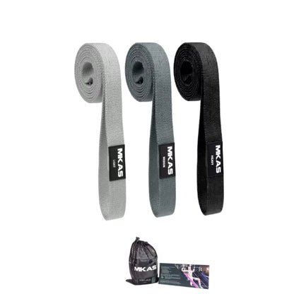 Fitness Long Resistance Bands Workout Fabric Set Exercise Elastic Booty Bands for Pull up Woman Assist 3-Piece Leg