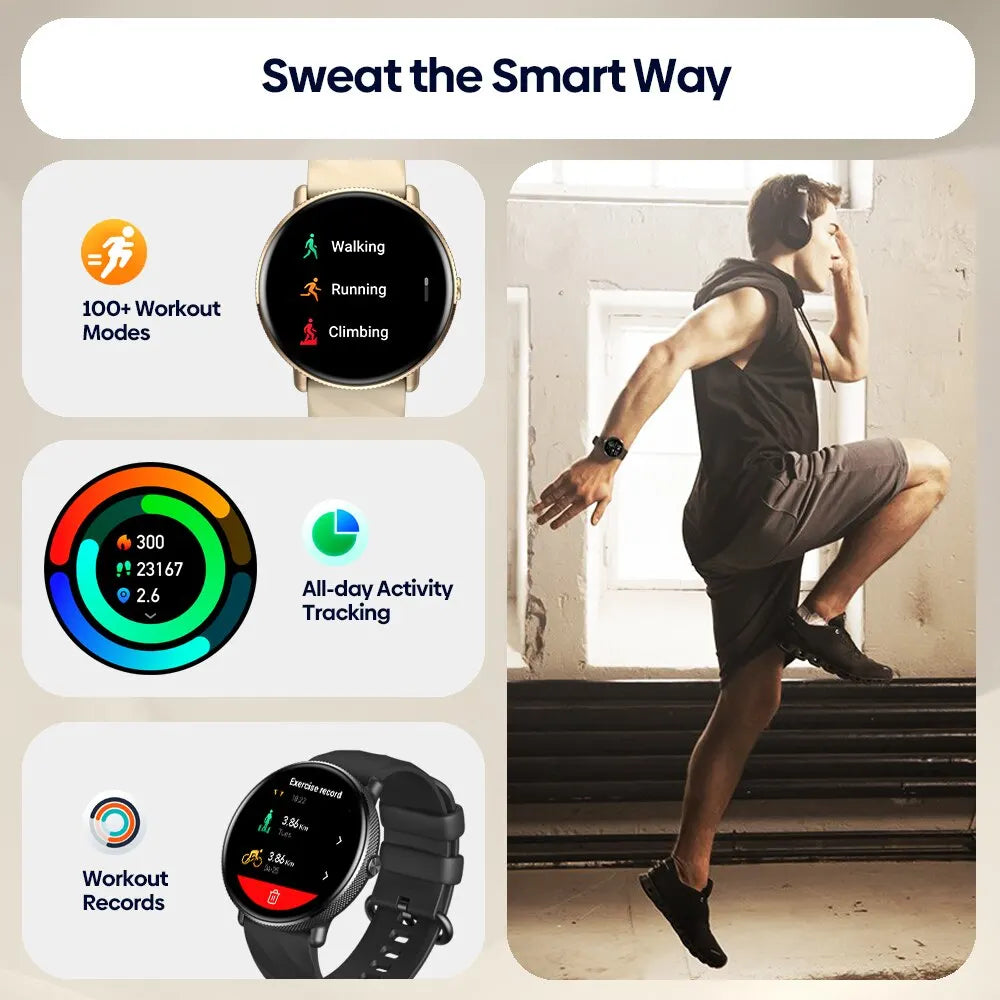 GTR 3 Pro Voice Calling Smart Watch 1.43'' AMOLED Display 316L Stainless Steel Fitness Tracking Smartwatch for Men Women