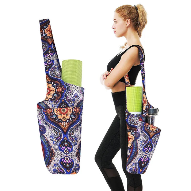 Gym Backpack Woman Yoga Bag Yoga Mat Bag Men Sports Mat Bag Pilates Mat Backpack Fitness Dance Gym Mat Cover Sports Backpack HOT