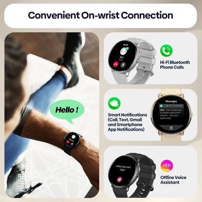 GTR 3 Pro Voice Calling Smart Watch 1.43'' AMOLED Display 316L Stainless Steel Fitness Tracking Smartwatch for Men Women